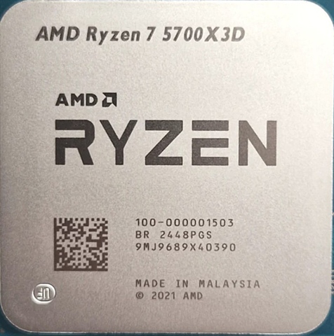 AMD Ryzen 7 5700X3D (8C/16T @ 3.4 GHz) AM4 - CeX (UK): - Buy, Sell